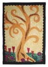  "Deena's Tree" copyright 2006 - Fiber Art Postcard by Dottie Gantt