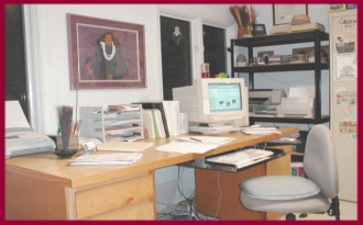 View inside Dottie Gantt's studio