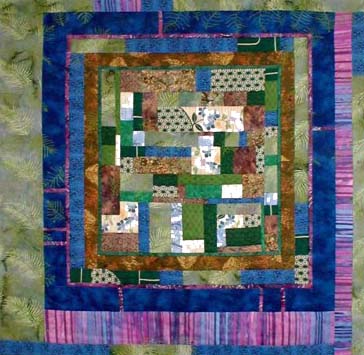 "A Touch of Amidon" copyright 2000 - Art Quilt by Dottie Gantt and Jo Ann Amidon