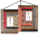 Photo of "Bukarn Women" art quilt by Dottie Gantt