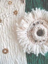 Detail view of "Circles Within and Circles Withour" copyright 2001 - Art Quilt by Dottie Gantt