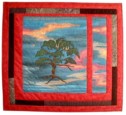 "Elephant Tree" copyright 1998 - Art Quilt by Dottie Gantt