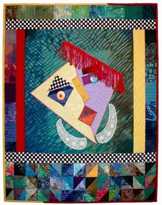 "Me and Myself" copyright 1999 - Art Quilt by Dottie Gantt