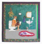 "The Porcelain Goddess" copyright 2001 - Art Quilt by Dottie Gantt