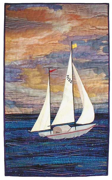 "Pratique" copyright 2003 - Art Quilt by Dottie Gantt