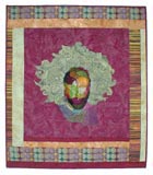 Photo of "She Became Me" art quilt by Dottie Gantt